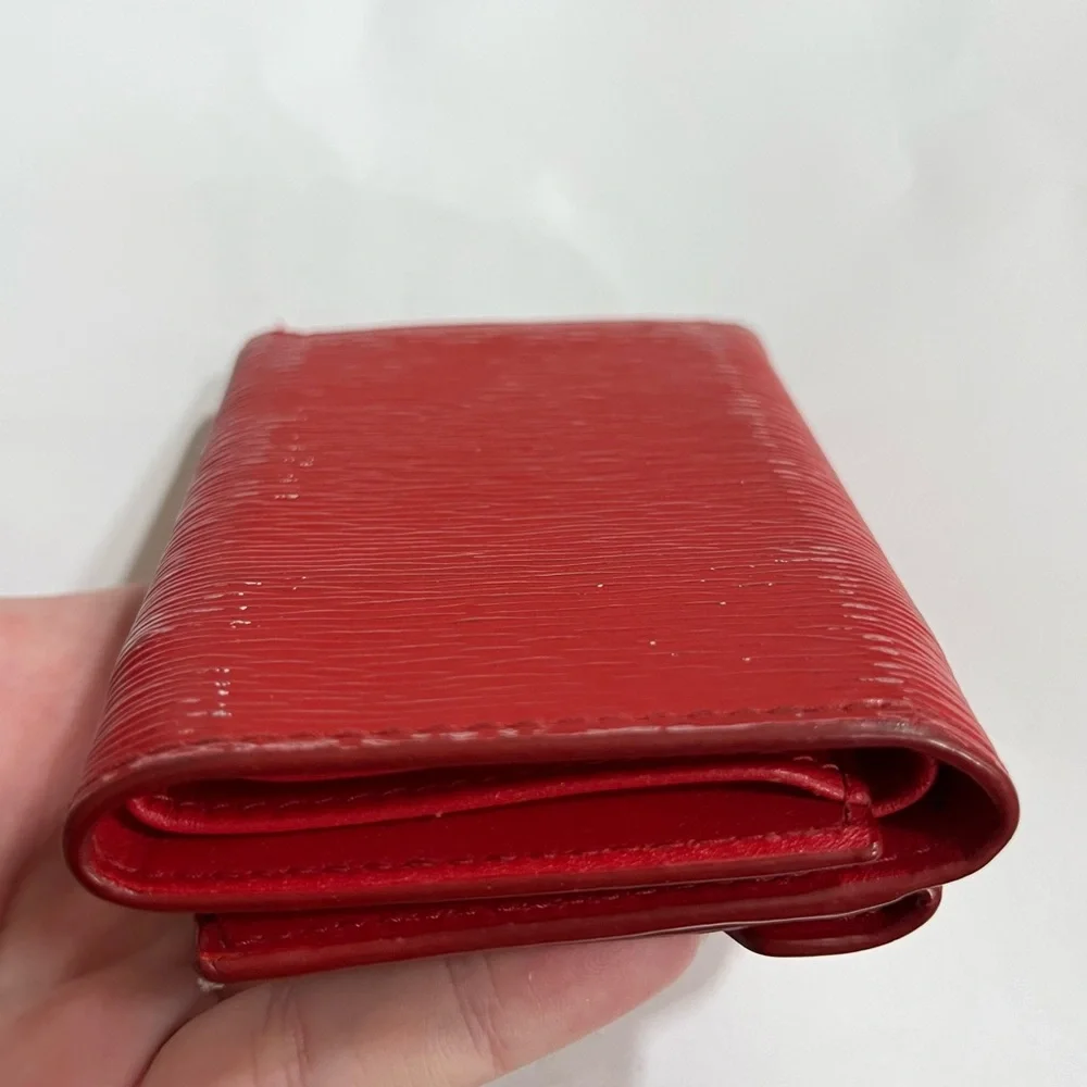 PRADA Compact Wallet Tri-fold Leather Vitello Move Mini